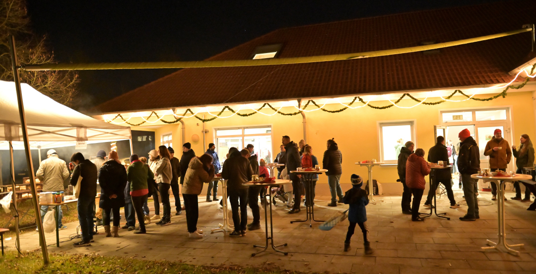 Eindrücke vom Weihnachtsfeuer