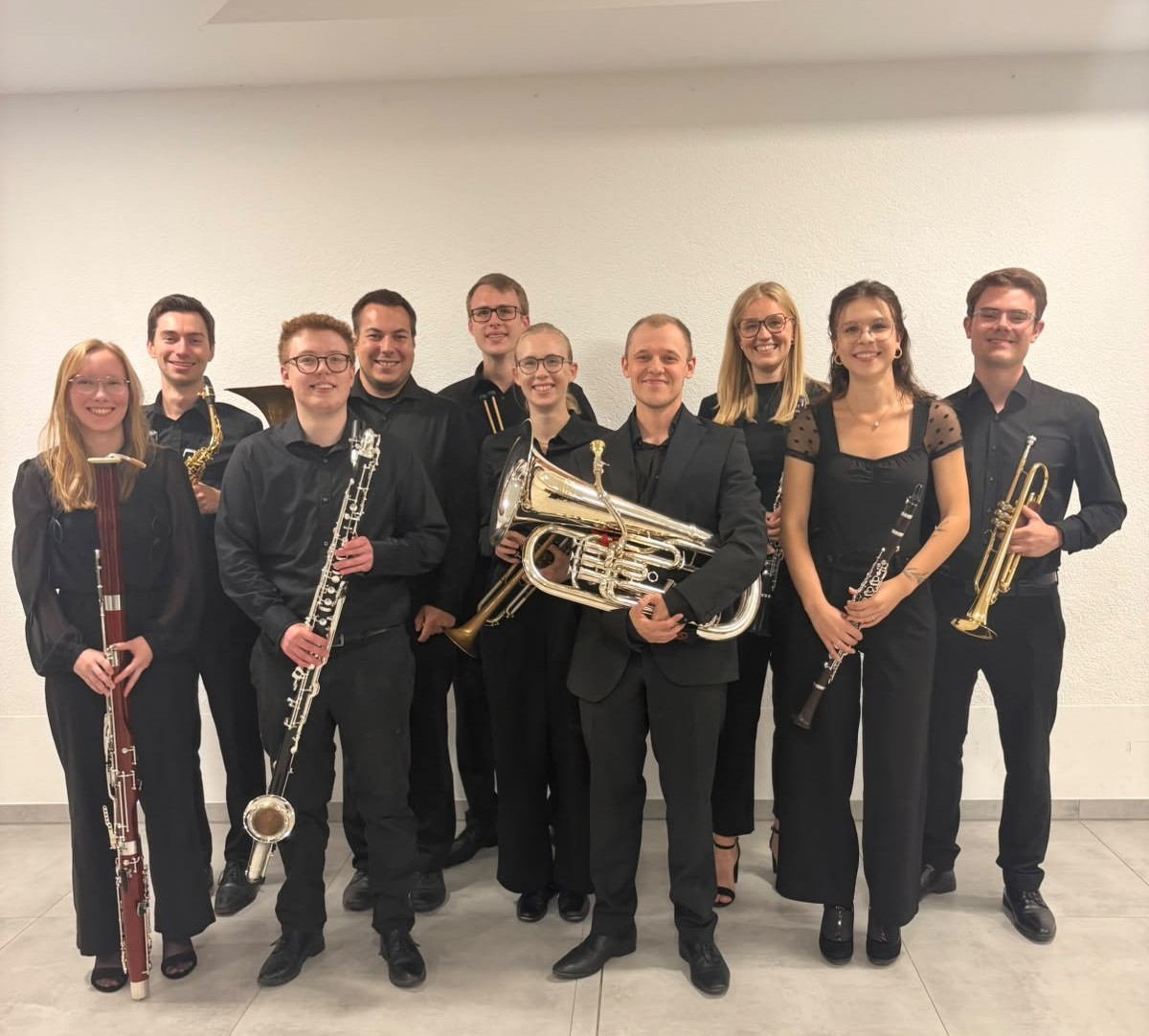 Unsere Musiker bei der Südfränkischen Bläserphilharmonie